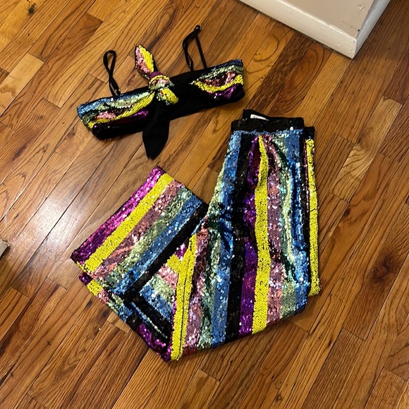 2pc Sequin Set - Size Large - Picture 1 of 4